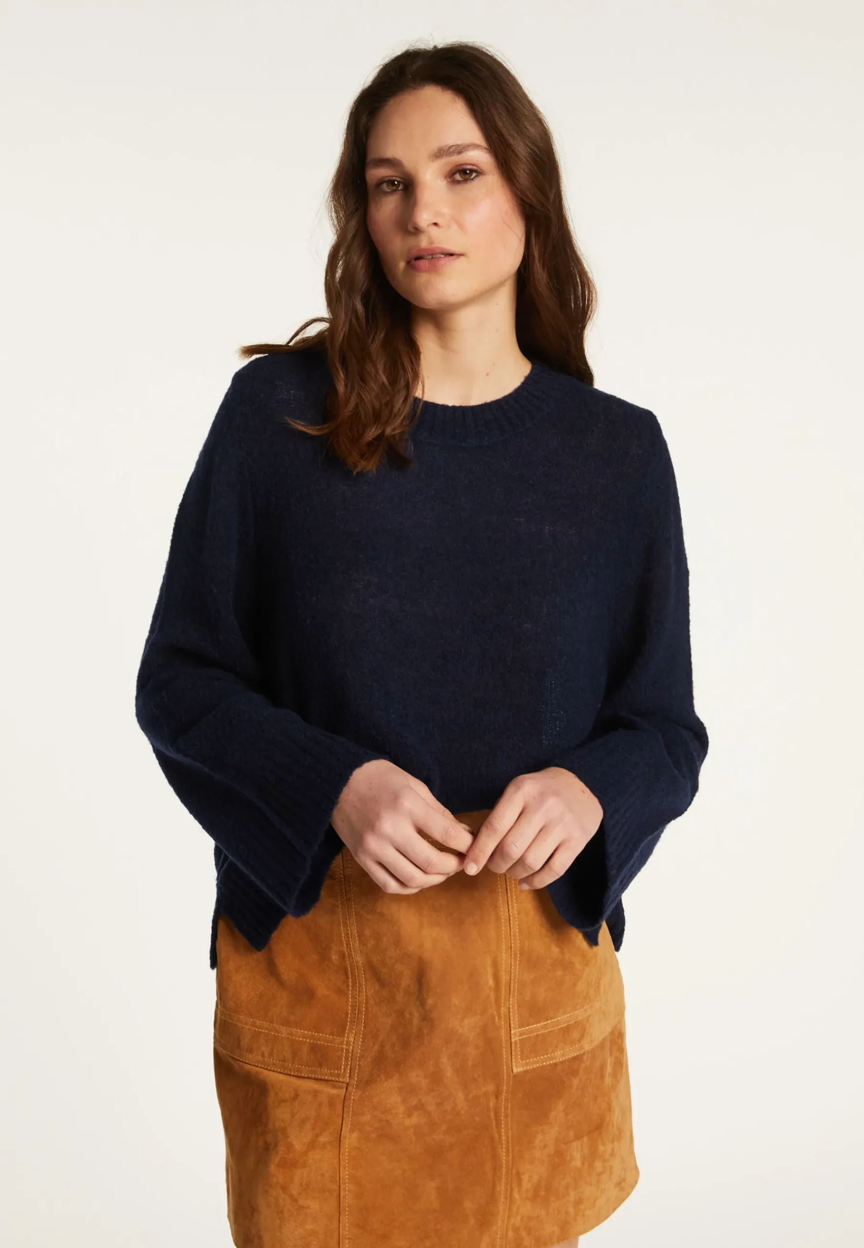 Montagut Pulls-Pull en laine - Fabiola 05-Bleu marine