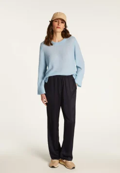 Montagut Pulls-Pull en laine - Fabiola 77-Bleu ciel