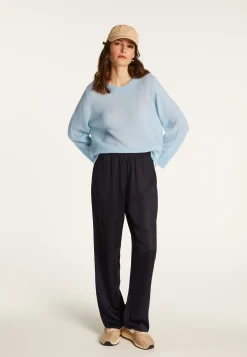 Montagut Pulls-Pull en laine - Fabiola 77-Bleu ciel