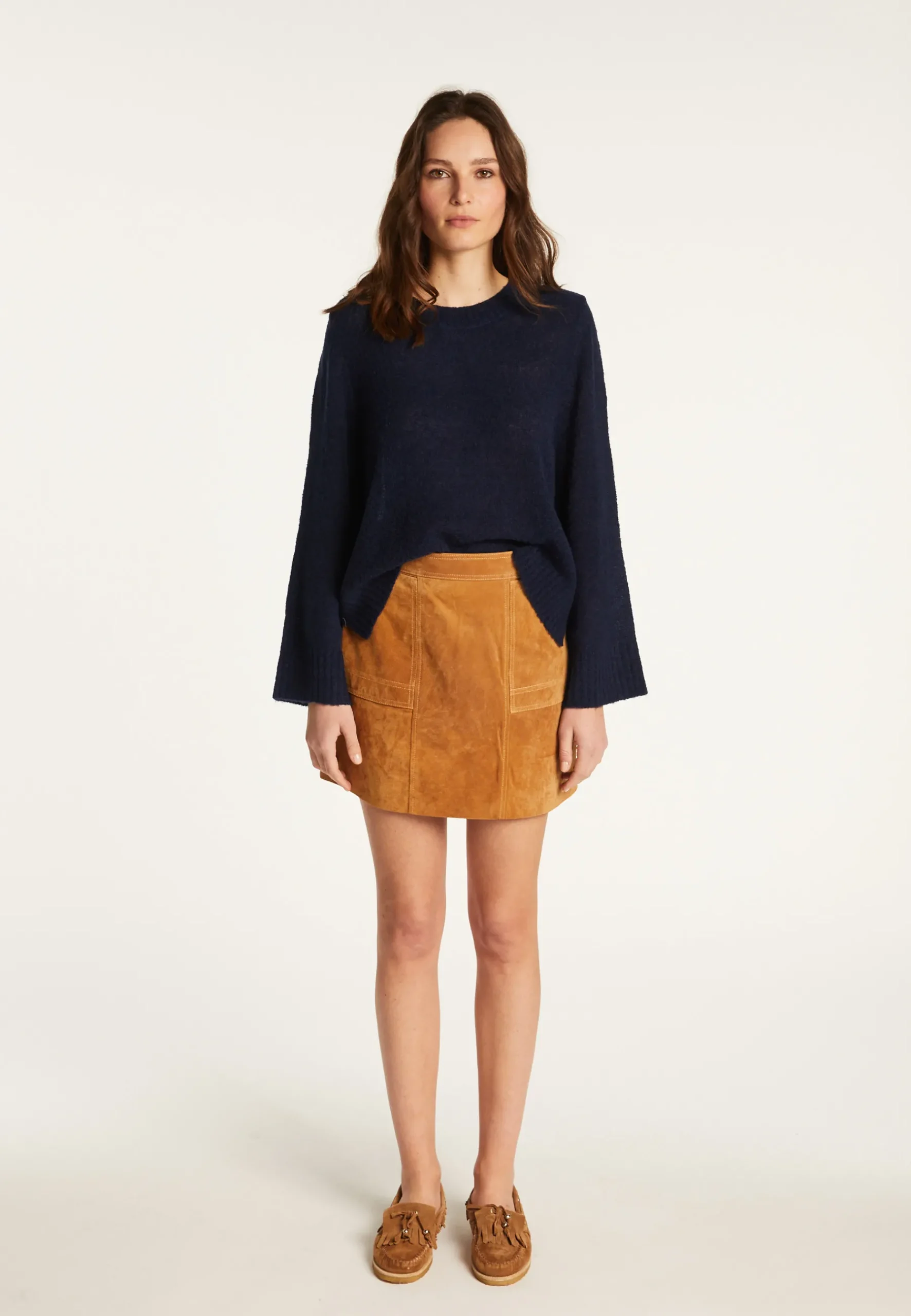 Montagut Pulls-Pull en laine - Fabiola 05-Bleu marine
