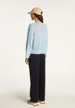 Montagut Pulls-Pull en laine - Fabiola 77-Bleu ciel