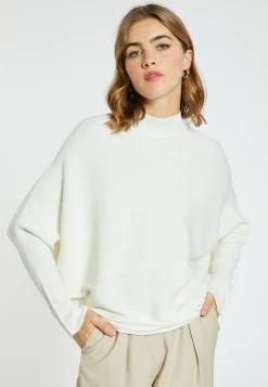 Montagut Pulls-Pull en laine mélangée - Caly 82-Ecru