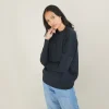 Montagut Pulls-Pull en laine boutons épaule - Gipsy 10-Gris foncé