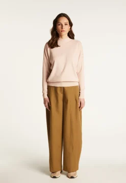 Montagut Pulls-Pull en laine boutons épaule - Gipsy 24-Rose clair