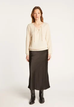 Montagut Pulls-Pull en laine et cachemire - Ramy 82-Ecru