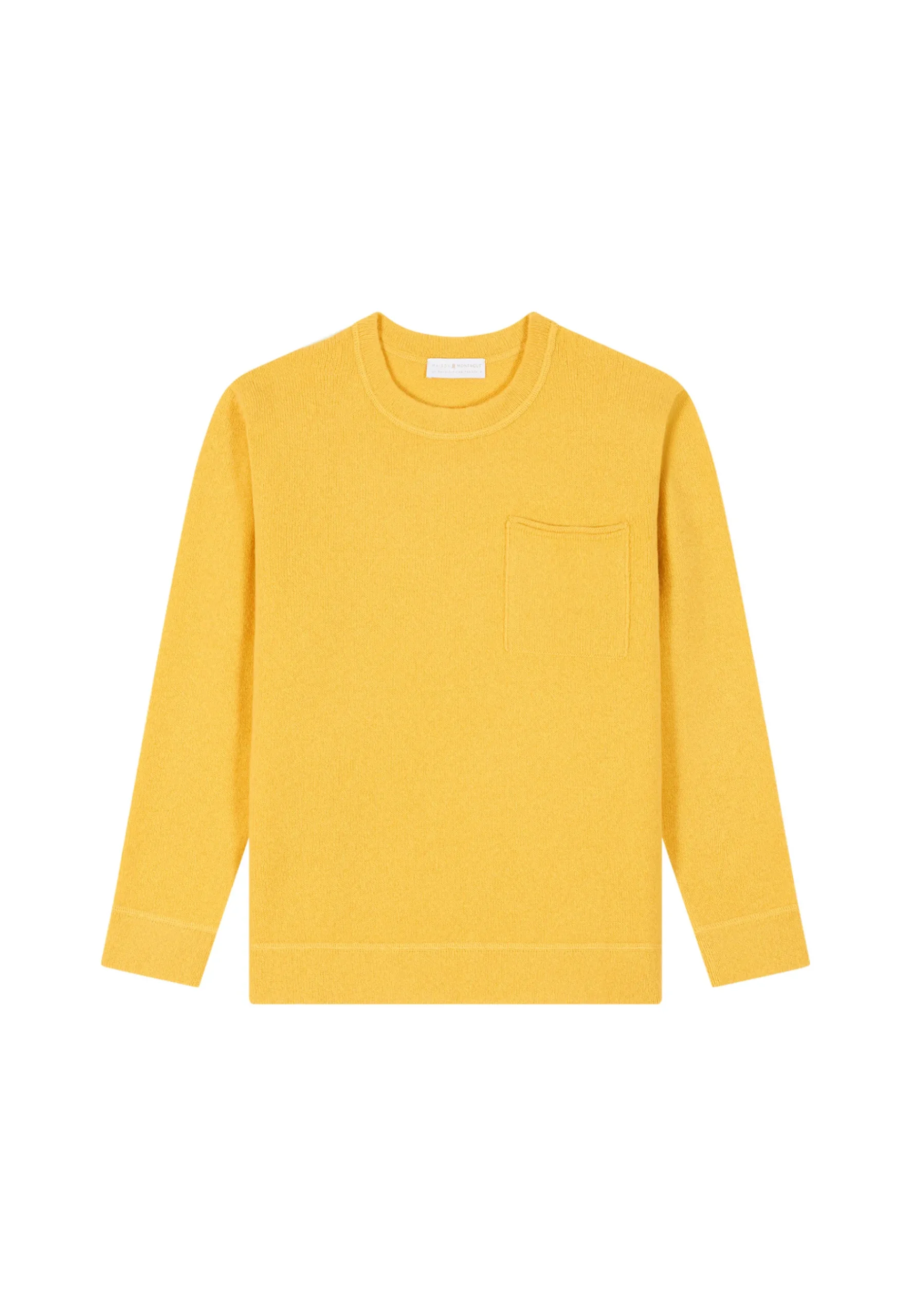 Montagut Pulls-Pull en laine et cachemire - Tylan 89-Moutarde