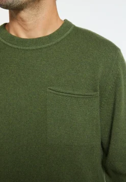 Montagut Pulls-Pull en laine et cachemire - Tylan 83-Kaki