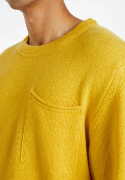 Montagut Pulls-Pull en laine et cachemire - Tylan 89-Moutarde