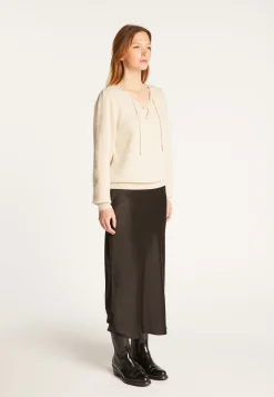 Montagut Pulls-Pull en laine et cachemire - Ramy 82-Ecru