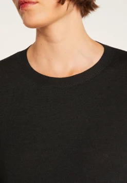 Montagut Pulls-Pull en laine et soie ouverture dos - Embrun 10-Gris foncé
