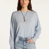 Montagut Pulls-Pull en laine mérinos - Adèle 77-Bleu ciel