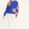 Montagut Pulls-Pull fantaisie en coton - Mariane 03-Bleu foncé