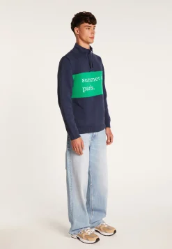 Montagut Pulls-Pull homme Maison x Cuisse de Grenouille - Losta 05-Bleu marine