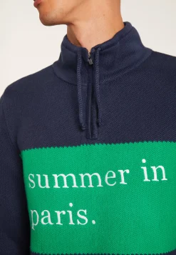 Montagut Pulls-Pull homme Maison x Cuisse de Grenouille - Losta 05-Bleu marine