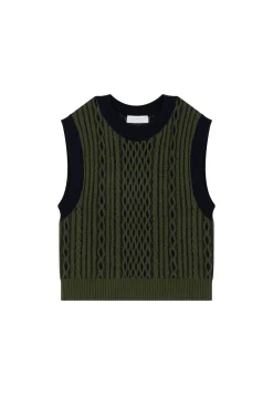 Montagut Pulls-Pull laine et cachemire - Clotilde 83-Kaki