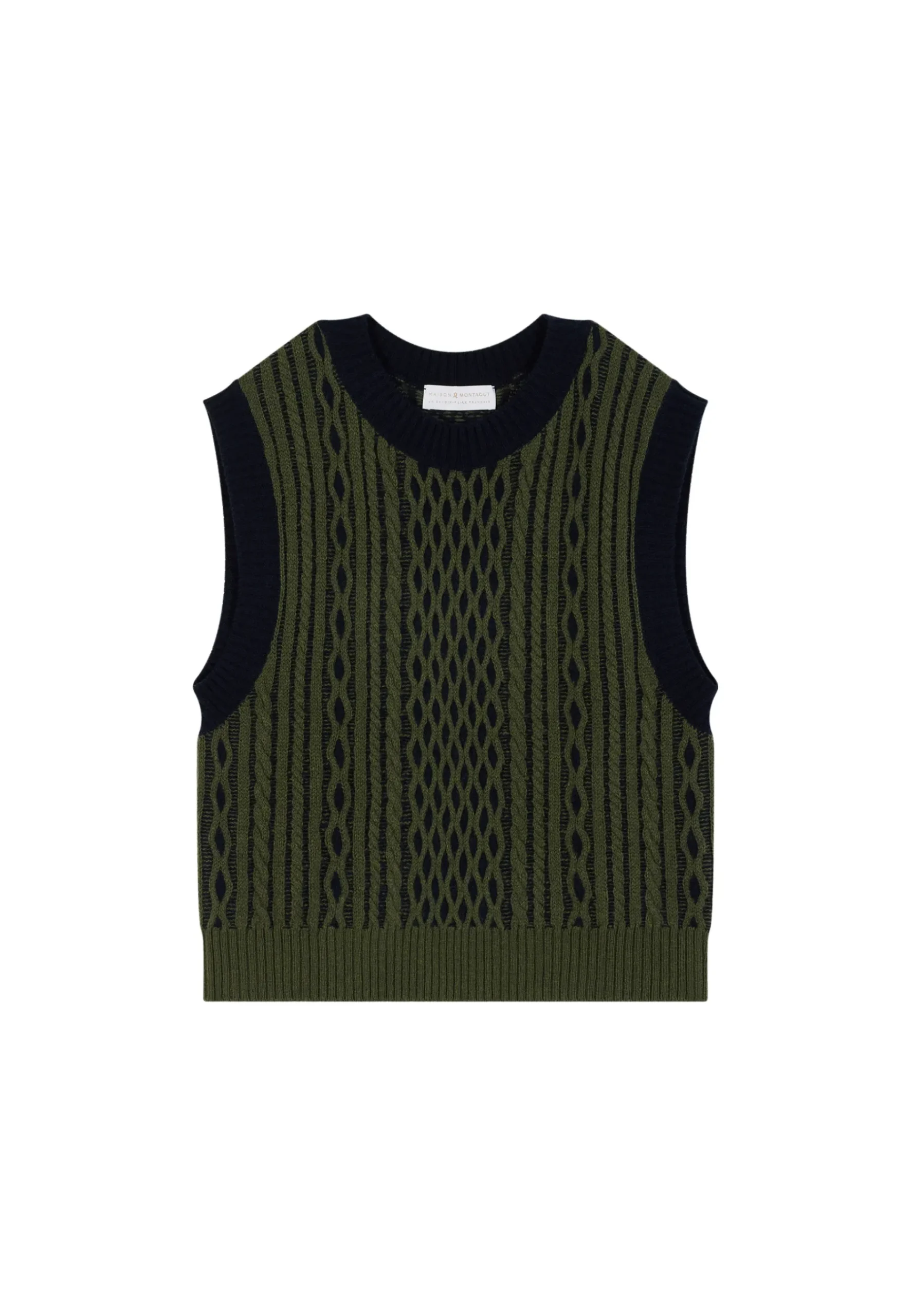 Montagut Pulls-Pull laine et cachemire - Clotilde 83-Kaki