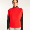 Montagut Les Incontournables-Pull laine sans manches - Vero 52-Rouge