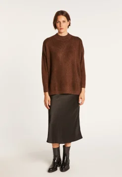 Montagut Pulls-Pull oversize - Gillie 20-Rouge foncé