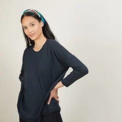 Montagut Les Incontournables-Pull oversize en laine - Béatrize 10-Gris foncé