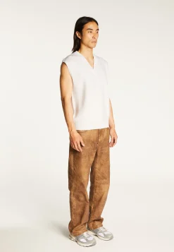 Montagut Pulls-Pull sans manches - Felipe 82-Ecru