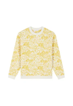 Montagut Pulls-Pull unisexe laine et cachemire - Swann 89-Moutarde