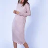 Montagut Jupes Et Robes-Robe d'intérieur en fibre de bambou cachemire - Hina 24-Rose clair