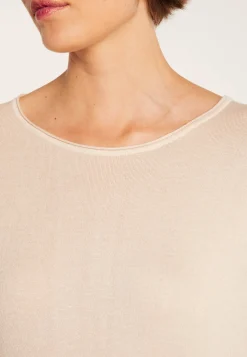 Montagut Jupes Et Robes-Robe d'intérieur en fibre de bambou cachemire - Hina 82-Ecru