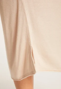 Montagut Jupes Et Robes-Robe d'intérieur en fibre de bambou cachemire - Hina 82-Ecru