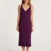 Montagut Jupes Et Robes-Robe longue en coton bio - Leah 17-Violet
