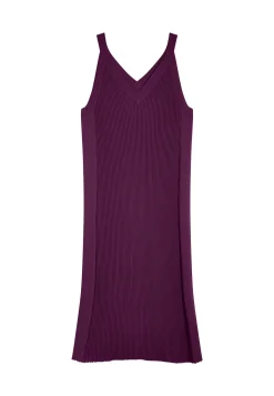 Montagut Jupes Et Robes-Robe longue en coton bio - Leah 17-Violet
