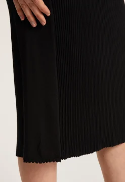Montagut Jupes Et Robes-Robe longue en coton bio - Leah 01-Noir
