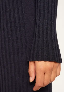 Montagut Jupes Et Robes-Robe longue en laine mélangée - Renata 05-Bleu marine