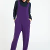 Montagut Pulls-Salopette en laine mérinos - Corentine 17-Violet