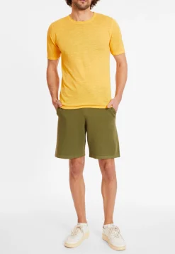 Montagut Pantalons Et Shorts-Short en coton avec poches - Donata 83-Kaki