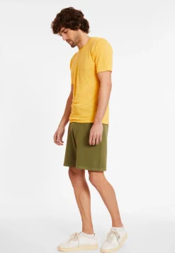 Montagut Pantalons Et Shorts-Short en coton avec poches - Donata 83-Kaki