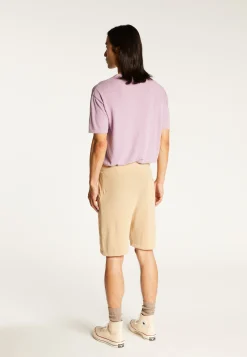 Montagut Pantalons Et Shorts-Short en coton brossé - Drey 12-Beige clair