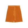 Montagut Pantalons Et Shorts-Short fluide en lin flammé - Maceo 07-Marron