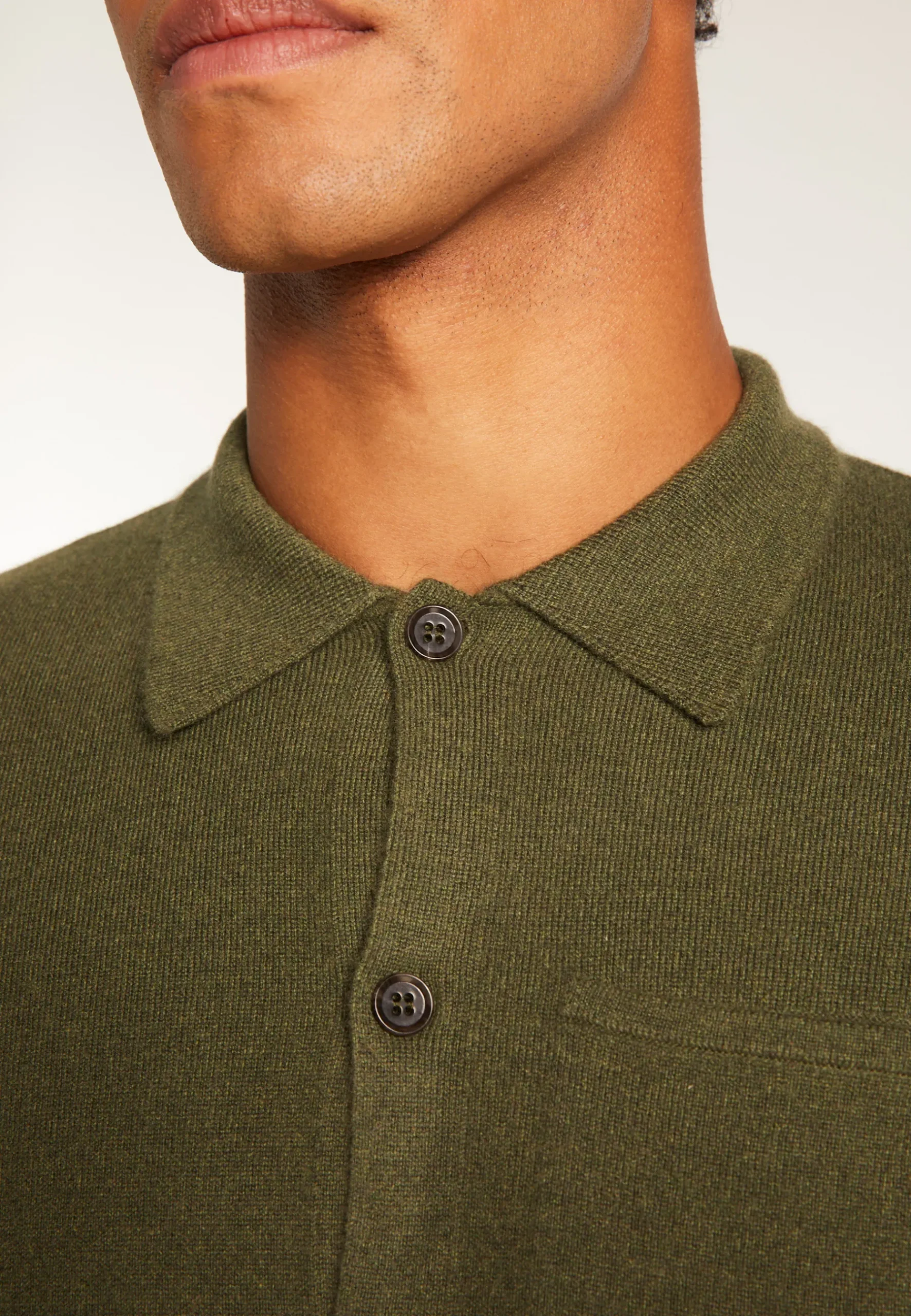 Montagut Vestes Et Cardigans-Surchemise en cachemire - Tahim 83-Kaki