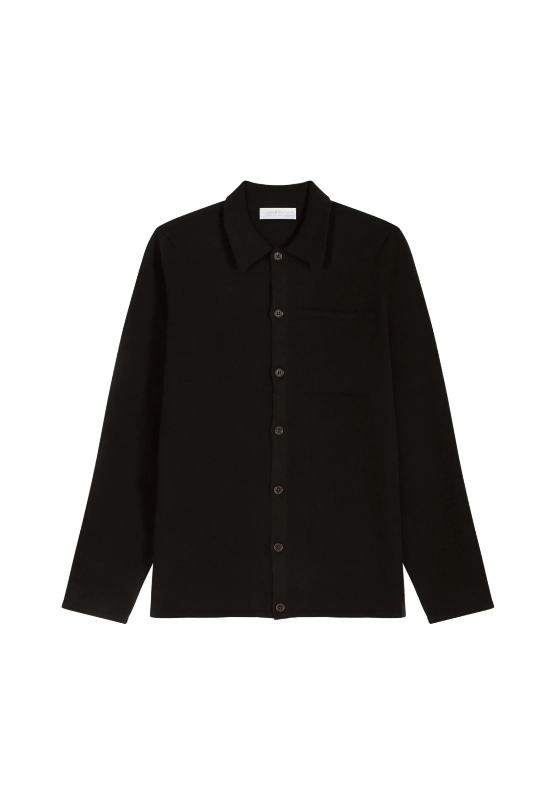 Montagut Vestes Et Cardigans-Surchemise en cachemire - Tahim 01-Noir