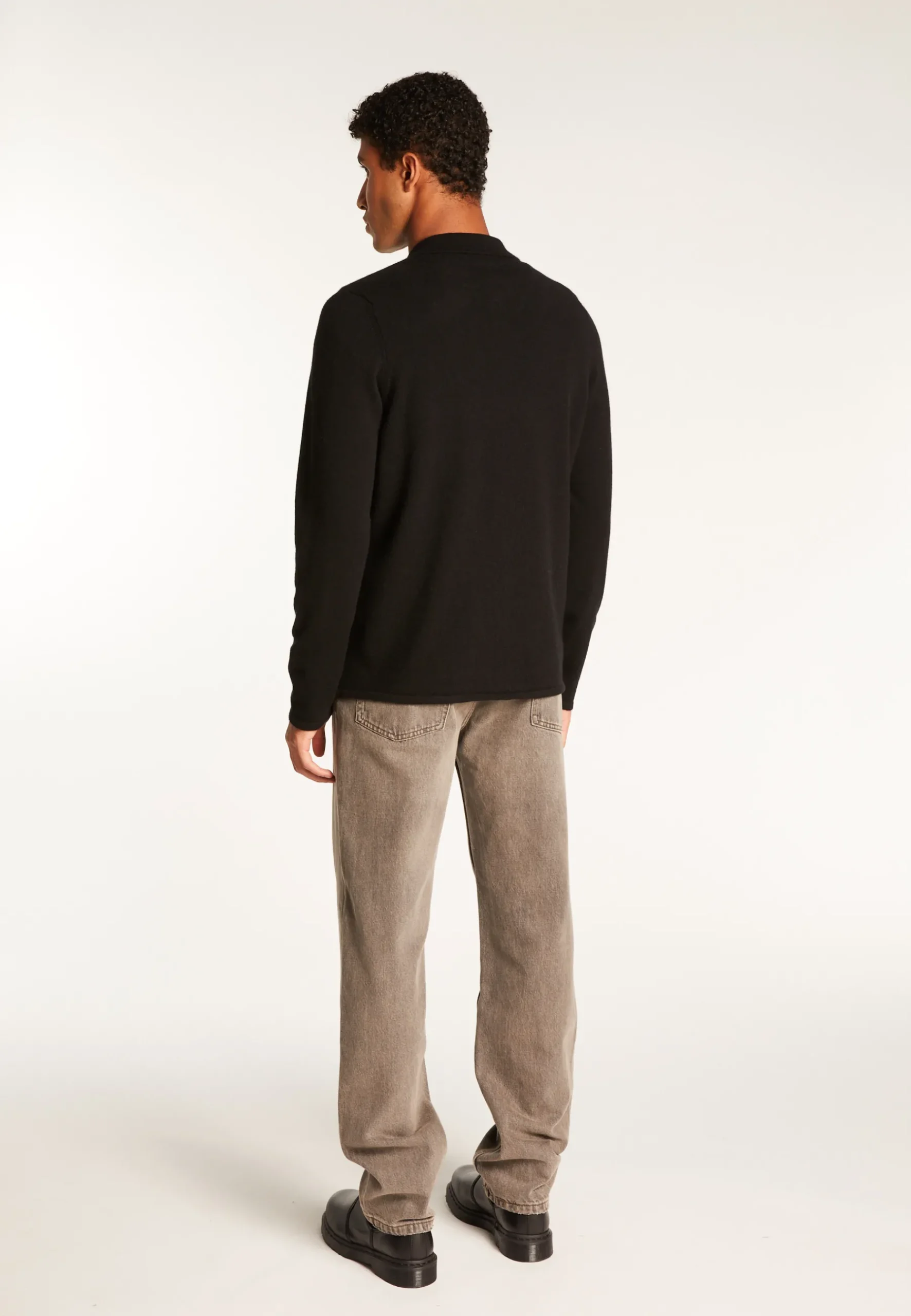 Montagut Vestes Et Cardigans-Surchemise en cachemire - Tahim 01-Noir