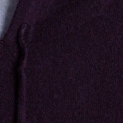 Montagut Pulls-Sweat à capuche en cachemire - Octave 18-Violet foncé