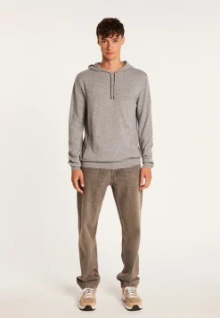 Montagut Vestes Et Cardigans-Sweat à capuche en cachemire - Badwin 09-Gris moyen