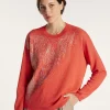 Montagut Pulls-Sweat à paillettes - Mina 15-Orange