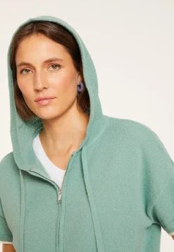Montagut Pulls-Sweat en coton brossé - Mackenzie 94-Vert amande