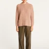 Montagut Pulls-Sweat en mohair - Gandi 24-Rose clair