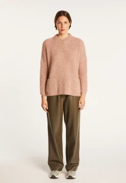 Montagut Pulls-Sweat en mohair - Gandi 24-Rose clair