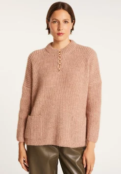 Montagut Pulls-Sweat en mohair - Gandi 24-Rose clair