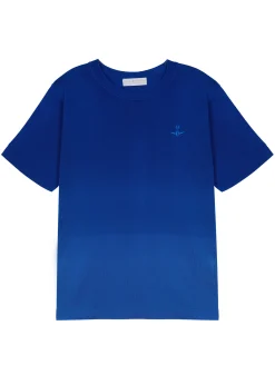 Montagut Polos Et T-Shirts-Tee-Shirt en Fil lumière 06-Bleu moyen