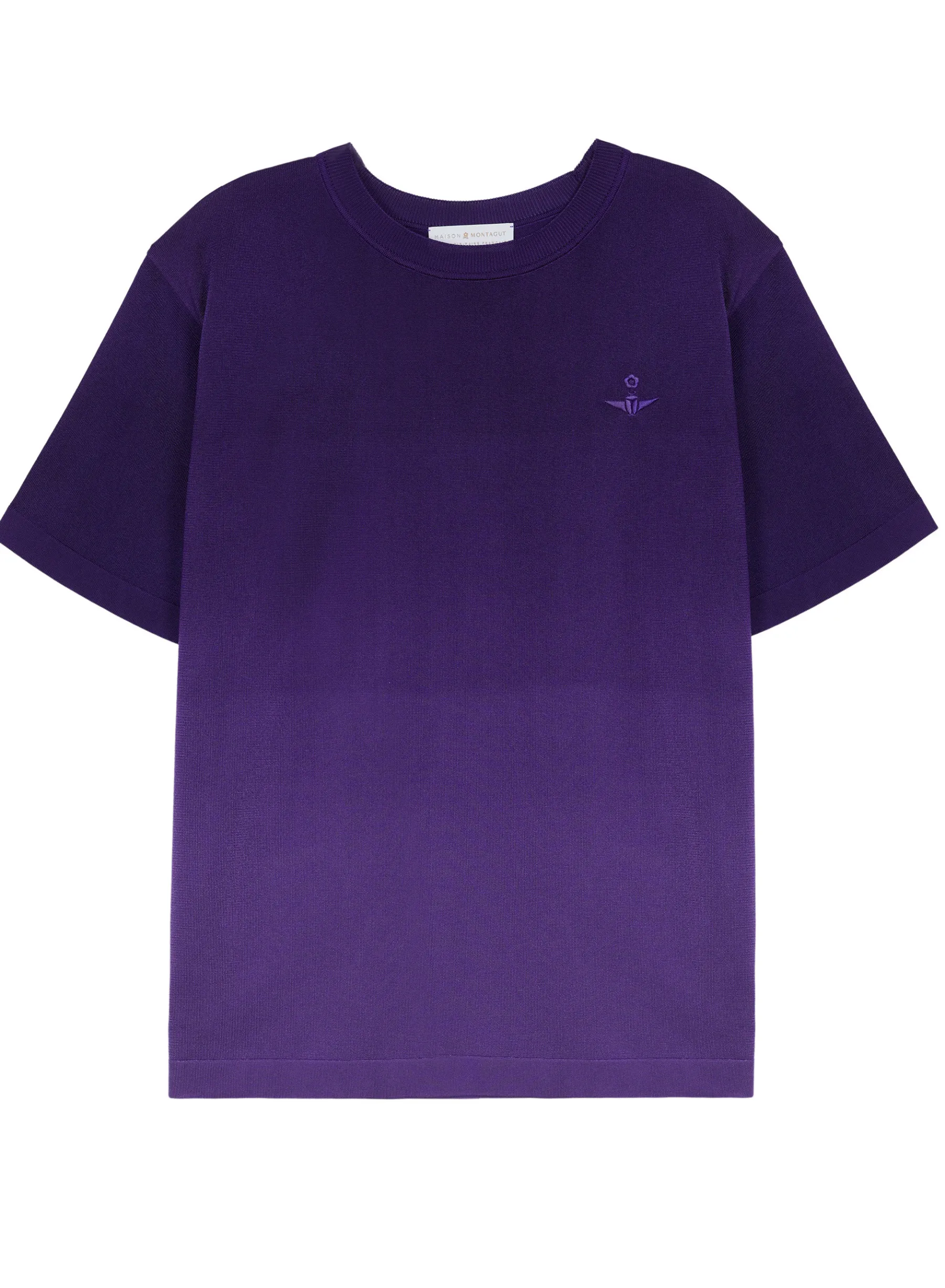 Montagut Polos Et T-Shirts-Tee-Shirt en Fil lumière 17-Violet