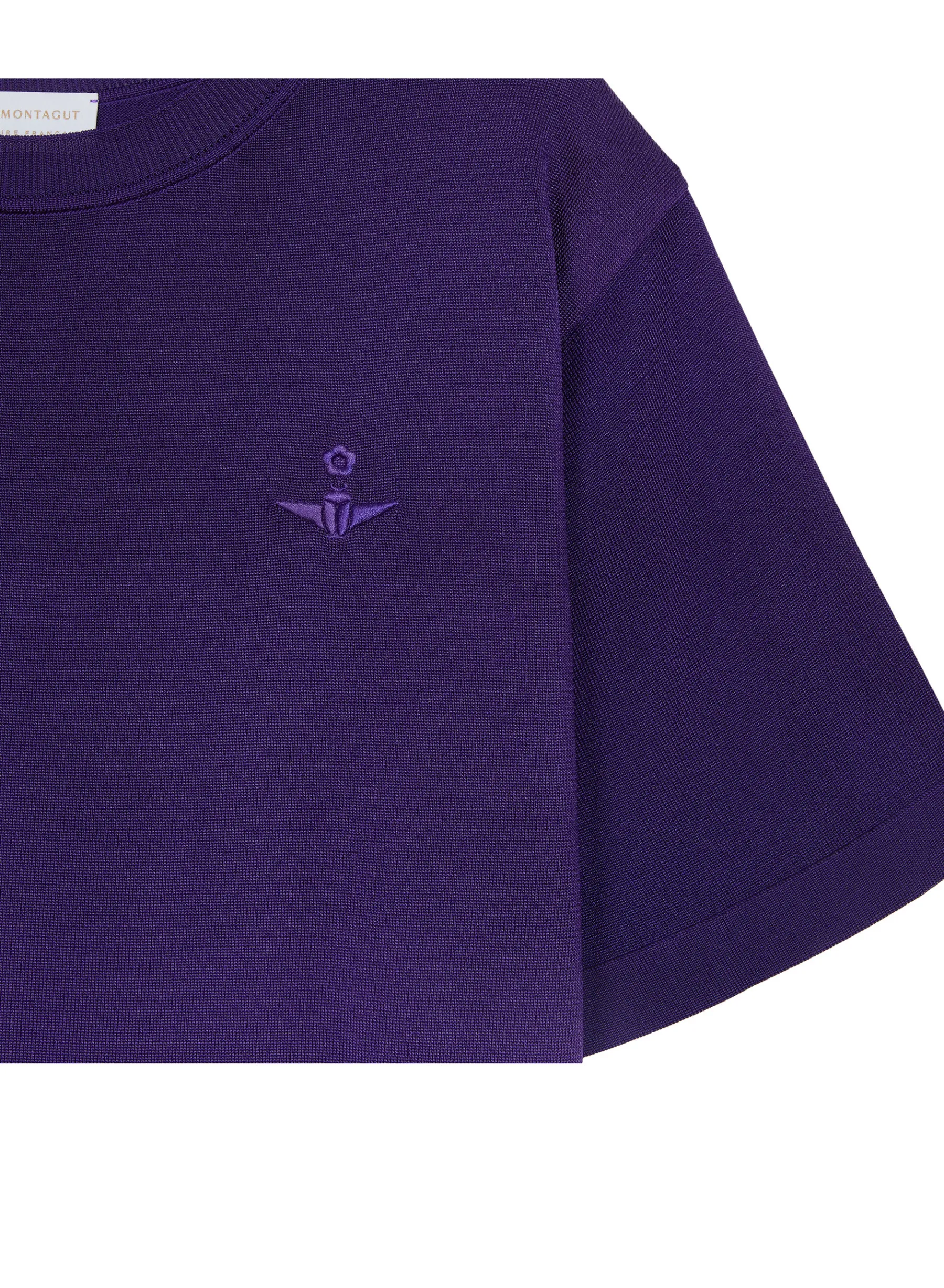 Montagut Polos Et T-Shirts-Tee-Shirt en Fil lumière 17-Violet